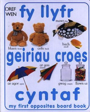 Fy Llyfr Geiriau Croes Cyntaf/My First Opposites Board Book